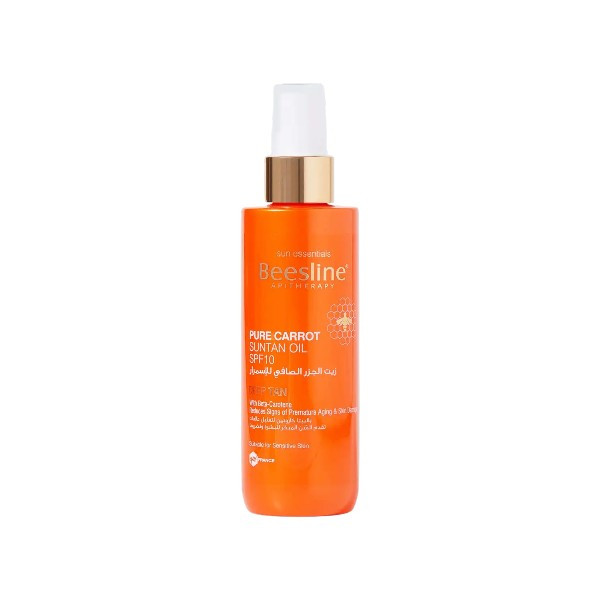Beesline Beesline Pure Carrot Suntan Oil SPF 10 - Beauty & Personal Care - Lebanon