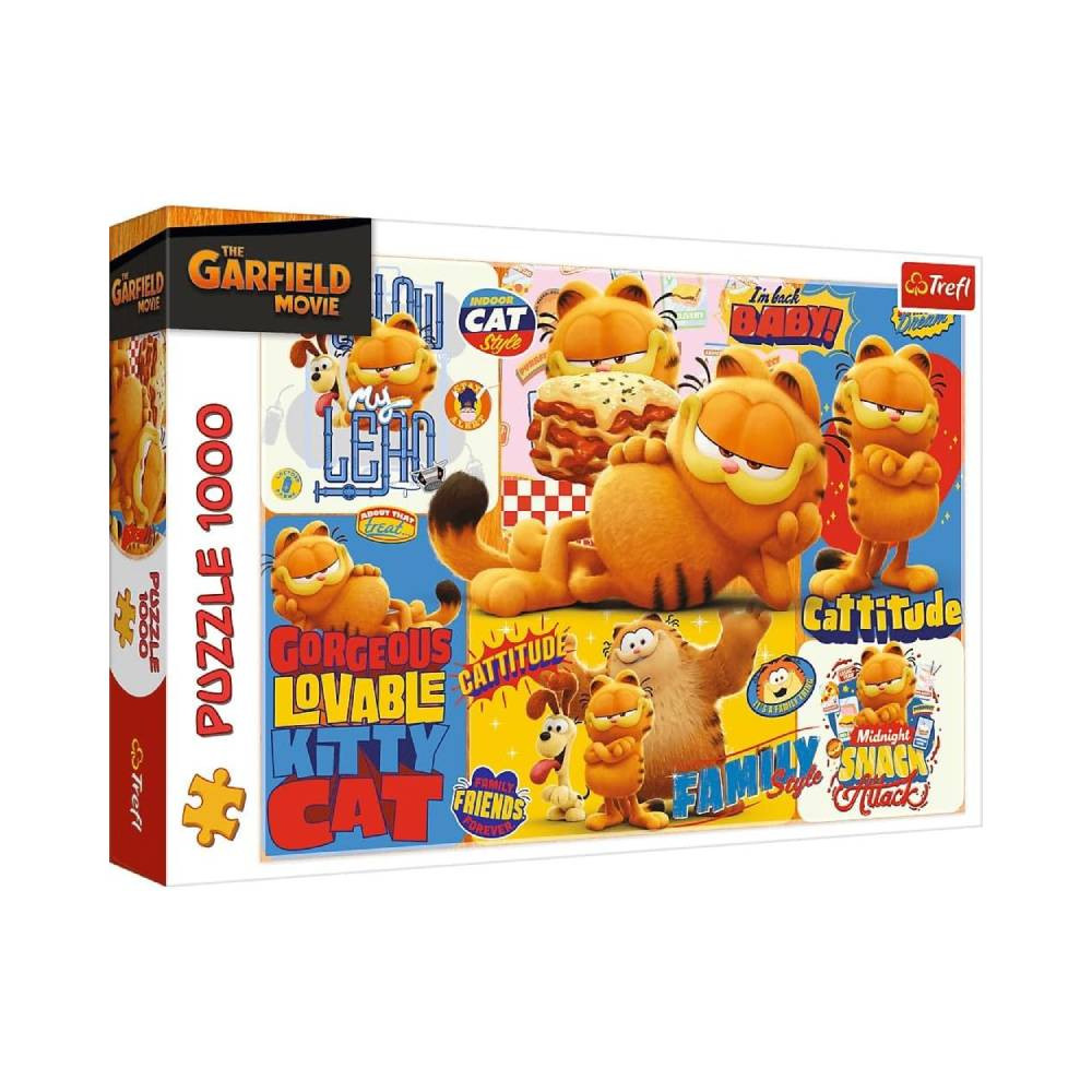Trefl Trefl Garfield's Adventures Puzzle 1000 Pieces | 10935 - Toys & Games - Lebanon