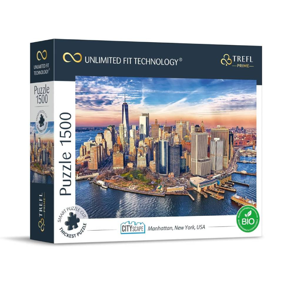 Trefl Trefl Prime UFT Cityscape New York USA Puzzle 1500 Pieces | 26189 - Toys & Games - Lebanon