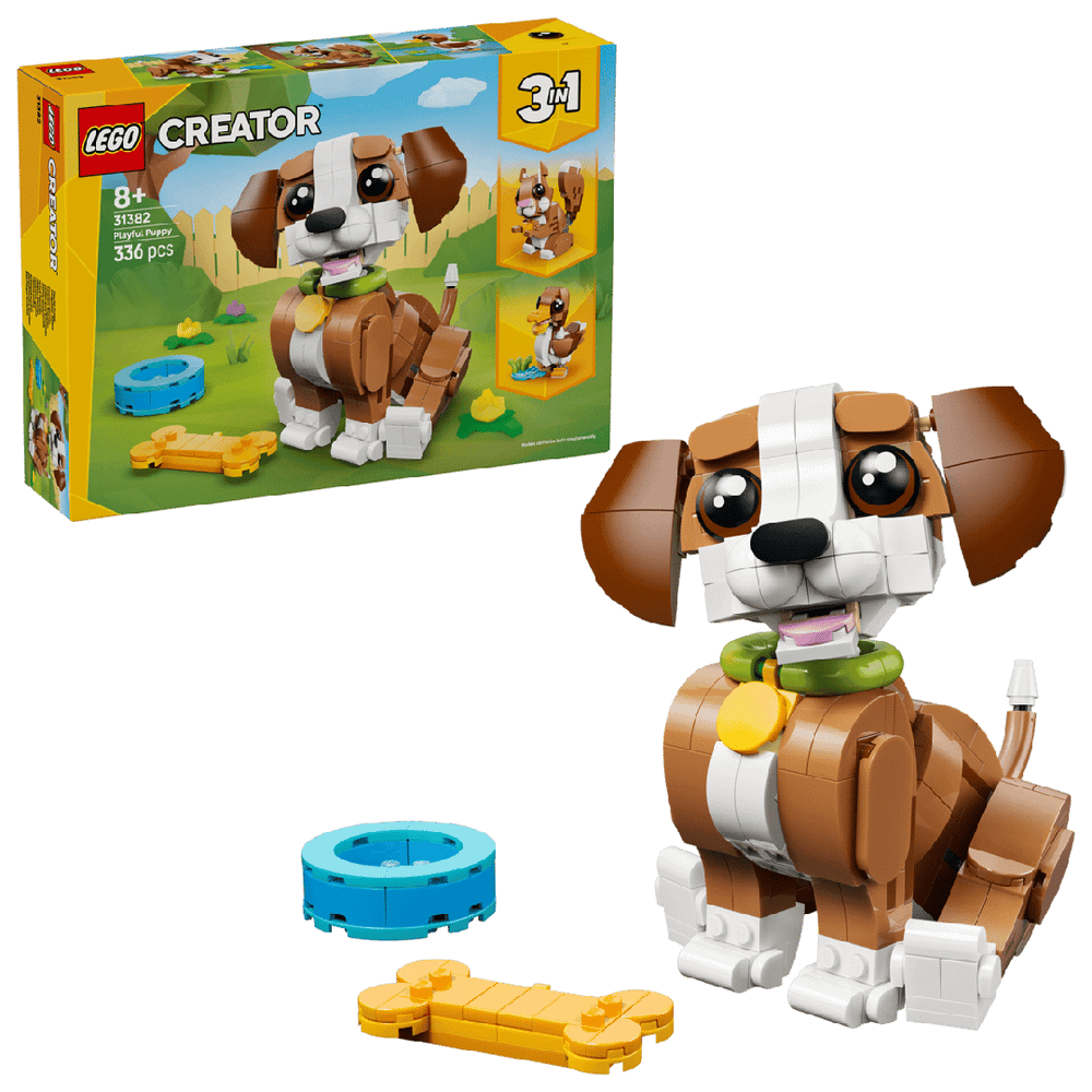 LEGO LEGO Creator 3 in 1 Cute Animals: Playful Puppy Dog | 31382 - Toys & Games - Lebanon