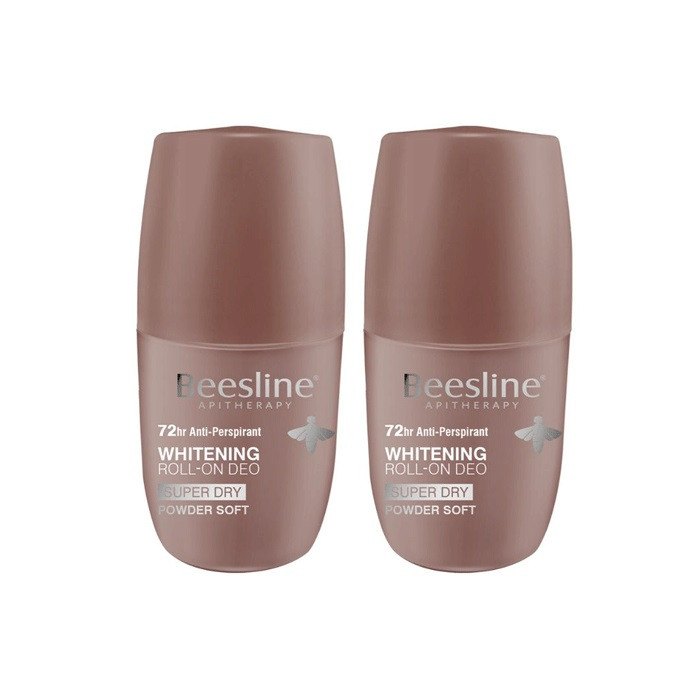 Beesline Coffret Whitening Roll-On Deo Super Dry Powder Soft 1+1