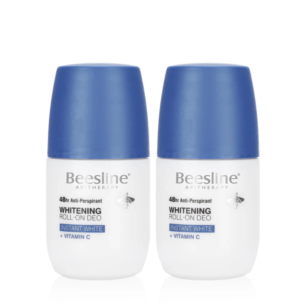 Beesline Coffret Whitening Roll-On Deo Instant White Vitamin C 1+1
