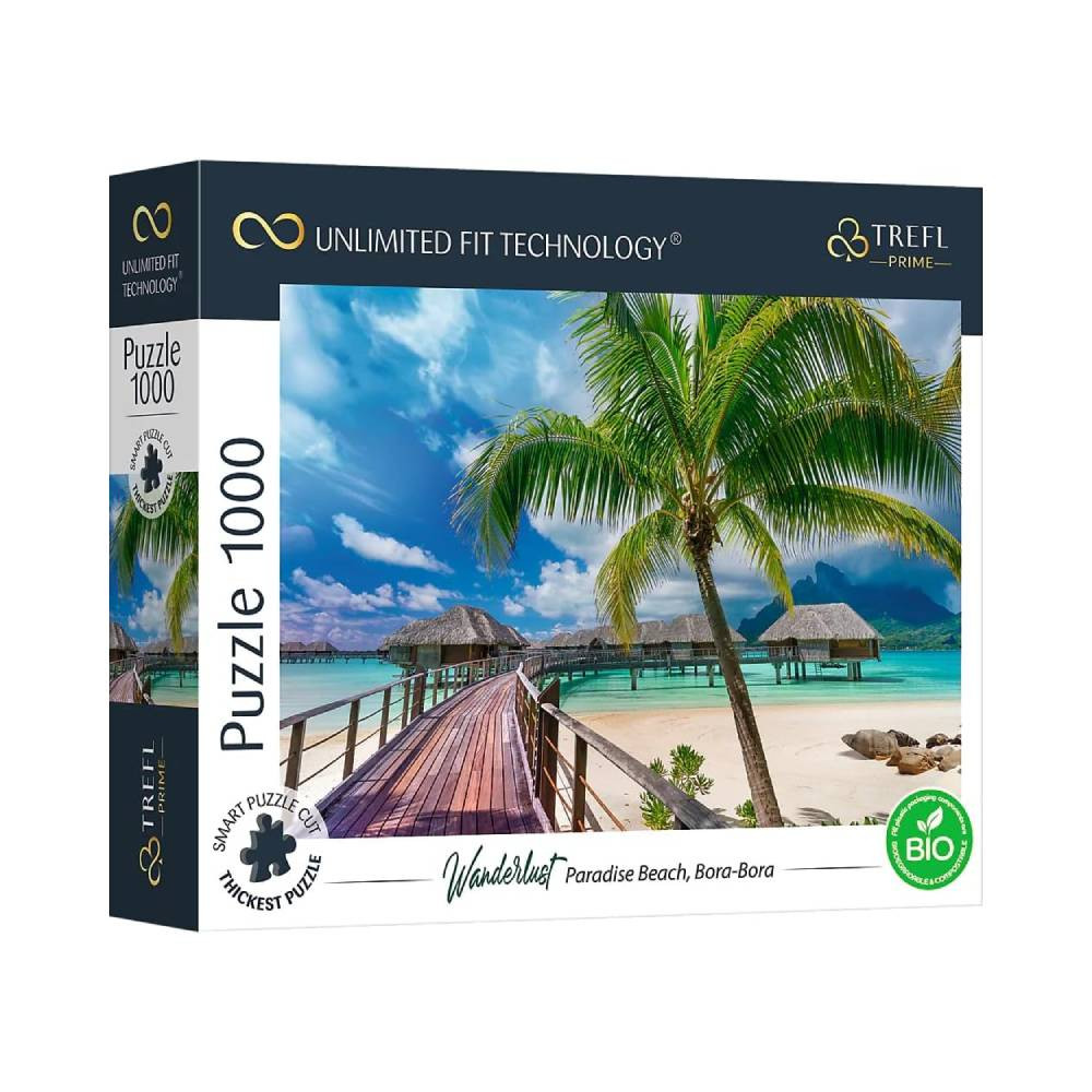 Trefl Trefl Prime UFT Paradise Beach Bora-Bora Puzzle 1000 Pieces | 10704 - Toys & Games - Lebanon