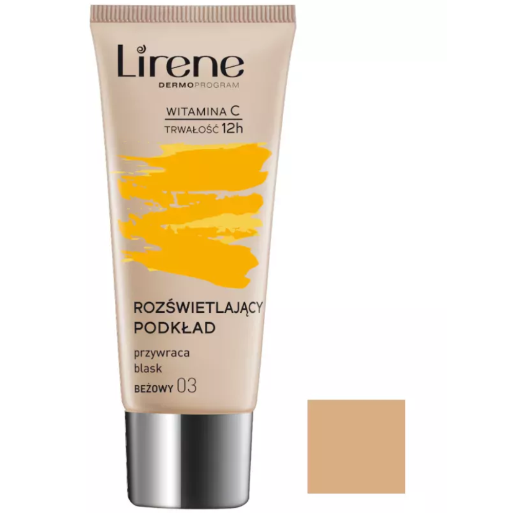 Lirene Lirene All Day Glow Foundation - Beige (Shade 03) - Beauty & Personal Care - Lebanon