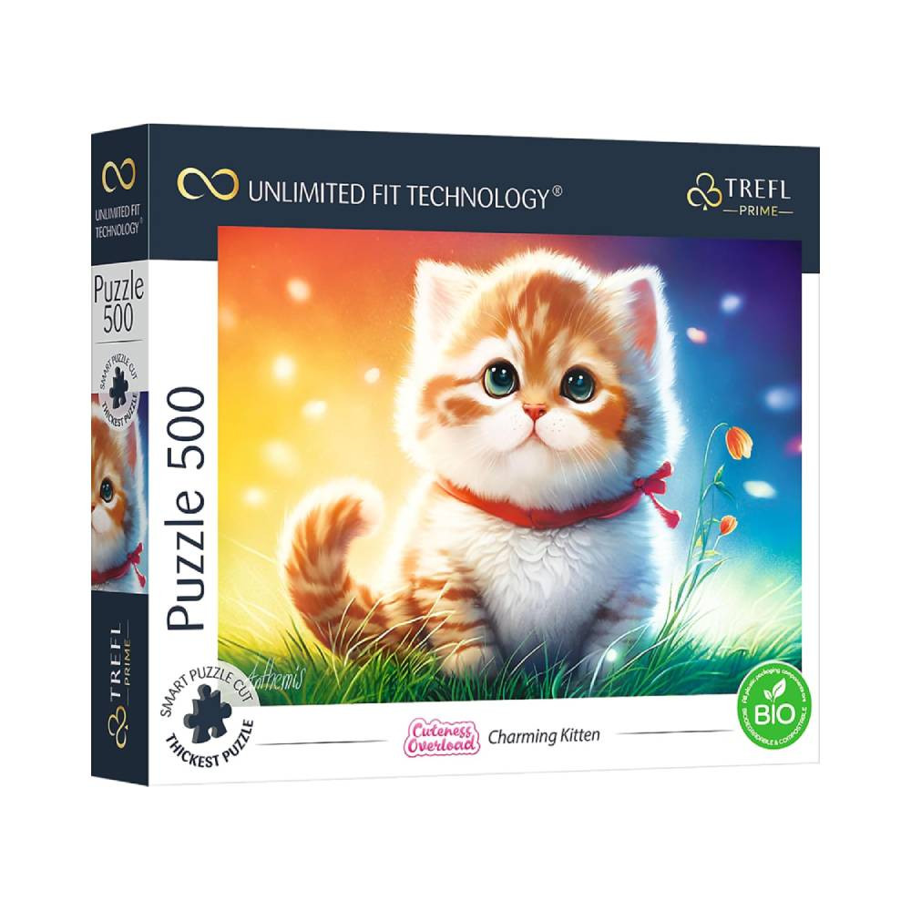 Trefl Trefl Prime UFT Charming Kitten Puzzle 500 Pieces | 37463 - Toys & Games - Lebanon