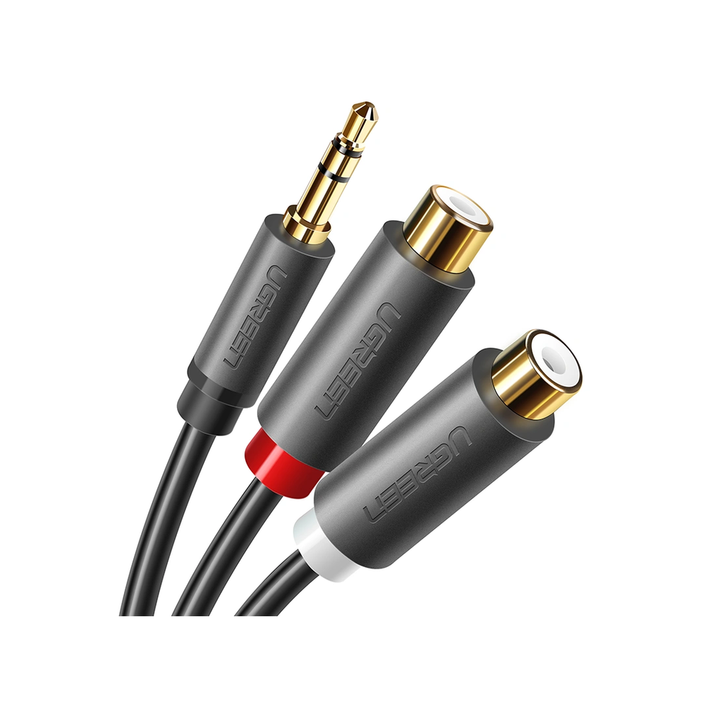 UGREEN UGREEN 25cm 3.5mm Male to 2RCA Female Cable | AV109 10547 - Computers & Tech - Lebanon
