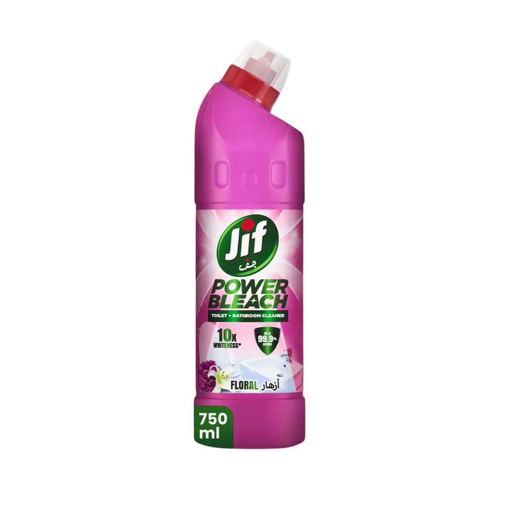 JIF Jif Floral Breeze Power Bleach Bathroom Cleaner 750ml | 266682 - Home & Kitchen - Lebanon