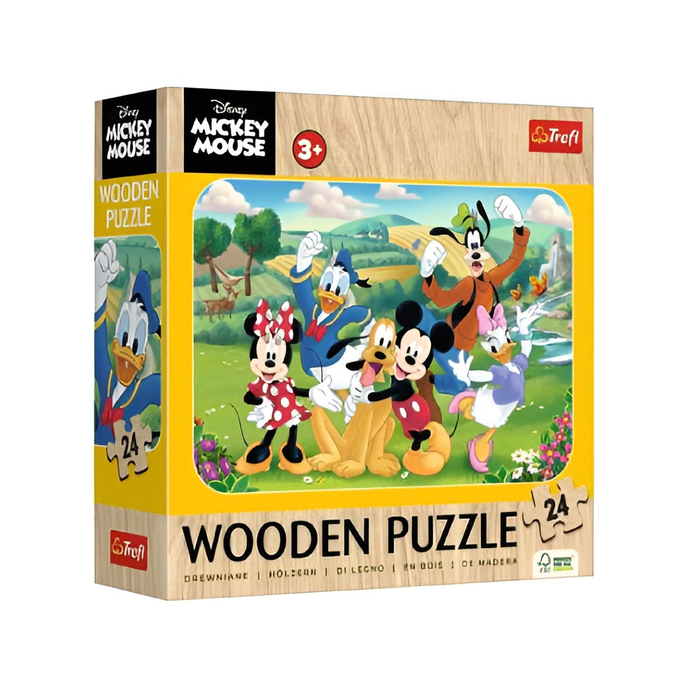 Trefl Trefl Mickey & Friends 24-Piece Wooden Puzzle | 20278 - Toys & Games - Lebanon