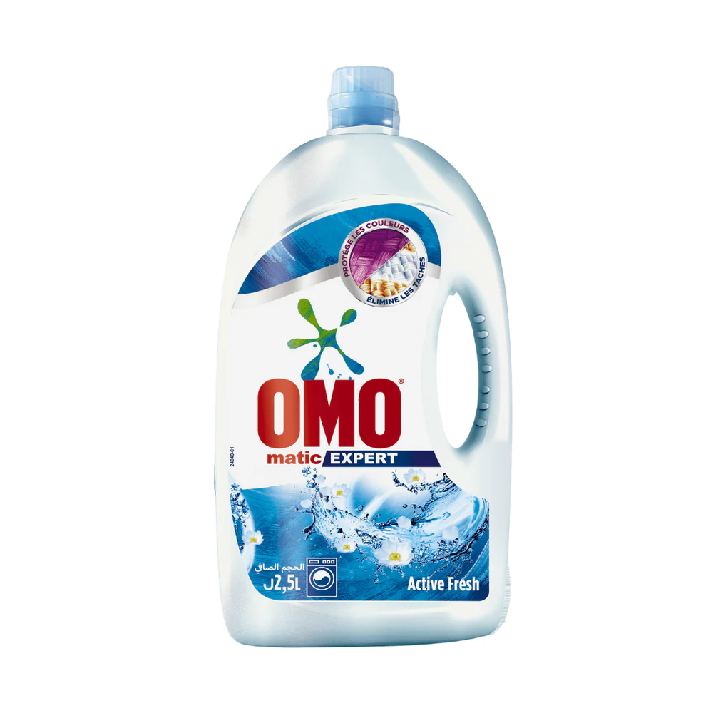 Omo Omo Active Fresh Matic Laundry Detergent 2.5L | 246167 - Home & Kitchen - Lebanon
