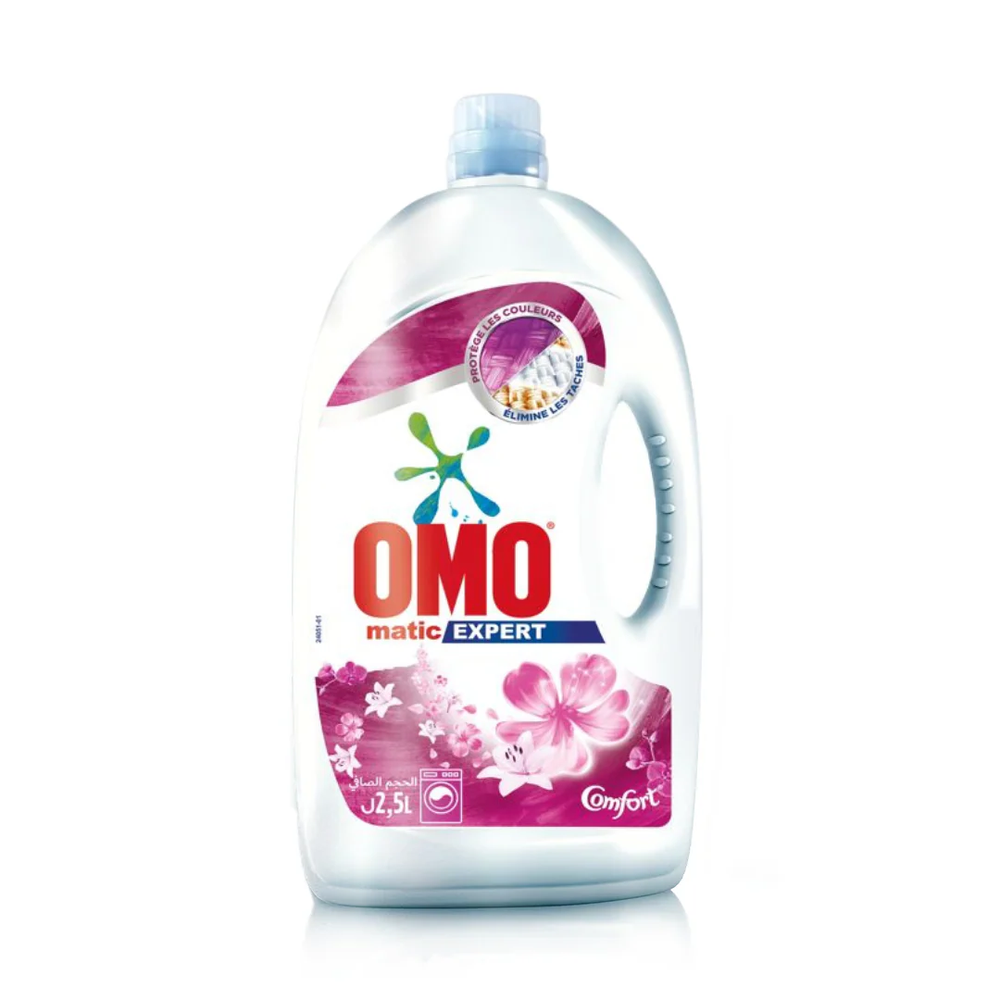 Omo Omo Expert Touch of Comfort Matic Laundry Detergent 2.5L | 253030 - Home & Kitchen - Lebanon