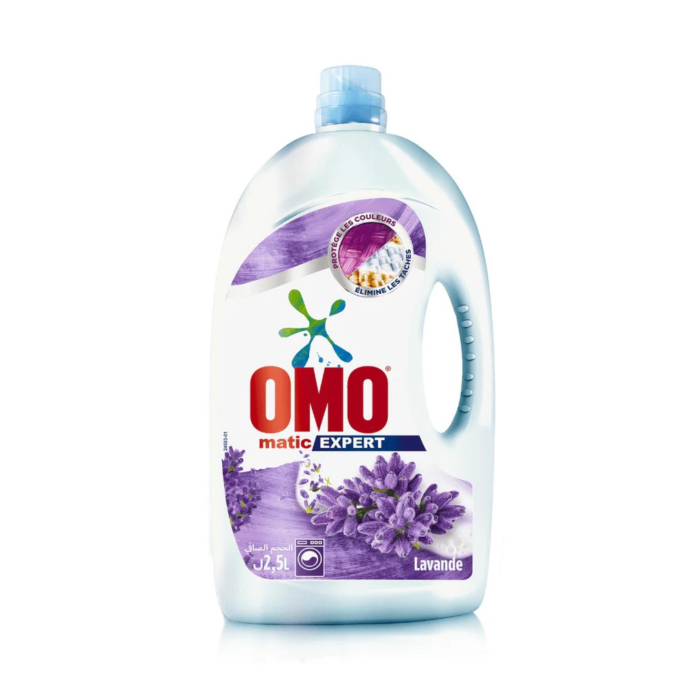 Omo Omo Expert Lavender Matic Laundry Detergent 2.5L | 281196 - Home & Kitchen - Lebanon
