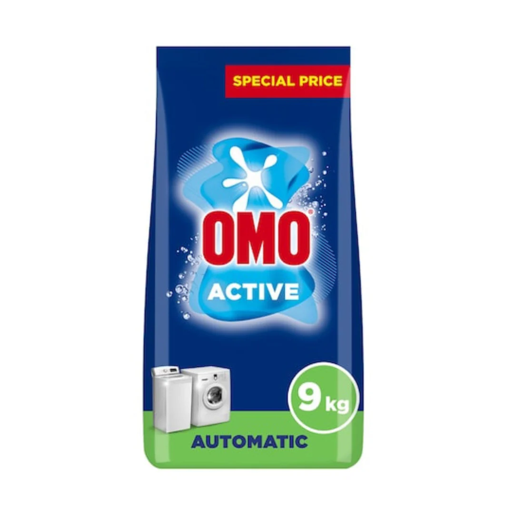 Omo Omo Anti Bacterial Automatic Active Laundry Powder 9kg | 289454 - Home & Kitchen - Lebanon