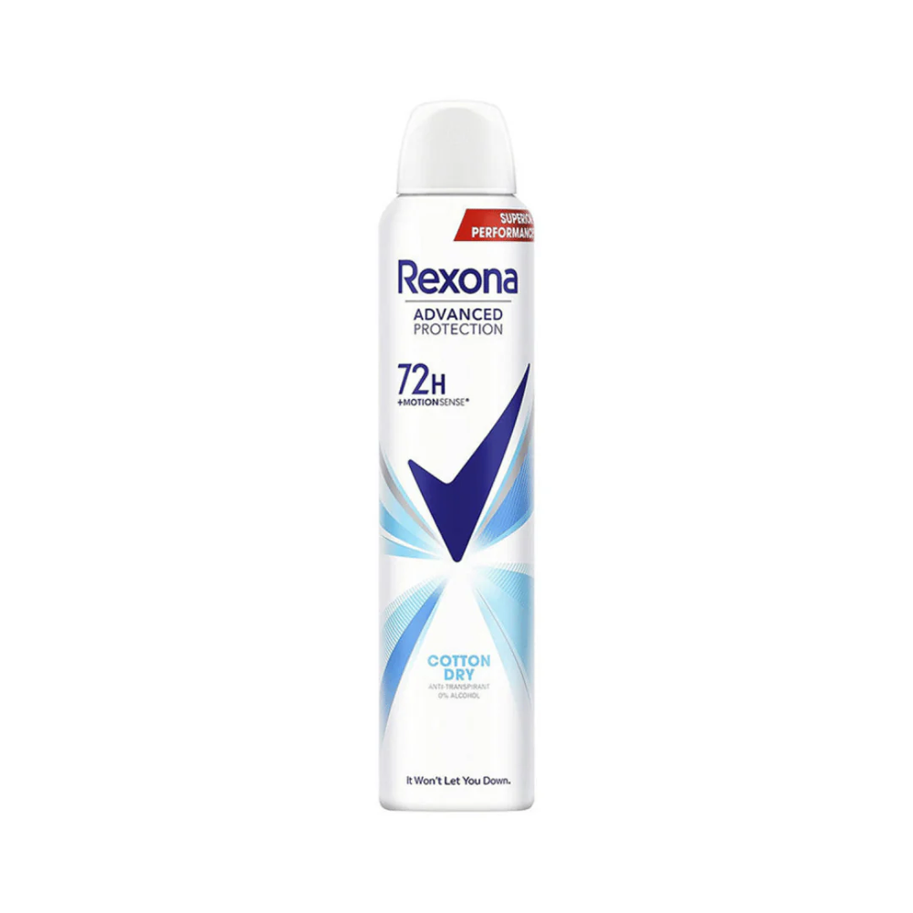 Rexona Rexona Women Cotton Dry 72H Antiperspirant Deodorant 200ml | 293650 - Beauty & Personal Care - Lebanon
