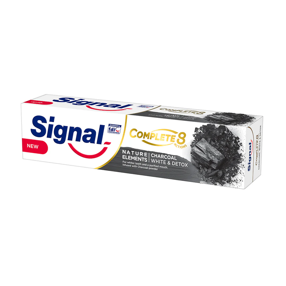 Signal Signal Complete 8 Charcoal Toothpaste 100ml | 258084 - Beauty & Personal Care - Lebanon