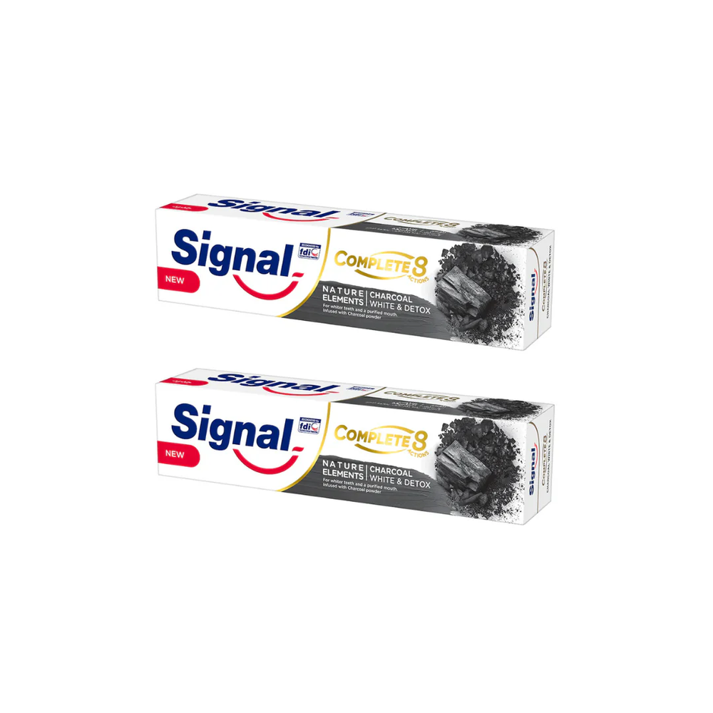 Signal Signal Complete 8 Charcoal Toothpaste 100ml 2 @ 25% OFF | 294702 - Beauty & Personal Care - Lebanon