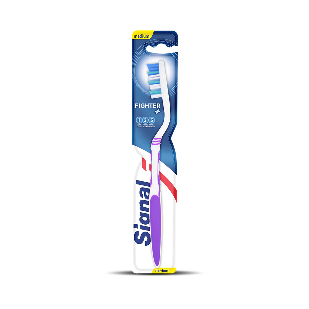 Signal Signal Fighter Medium Toothbrush | 257186 - Beauty & Personal Care - Lebanon