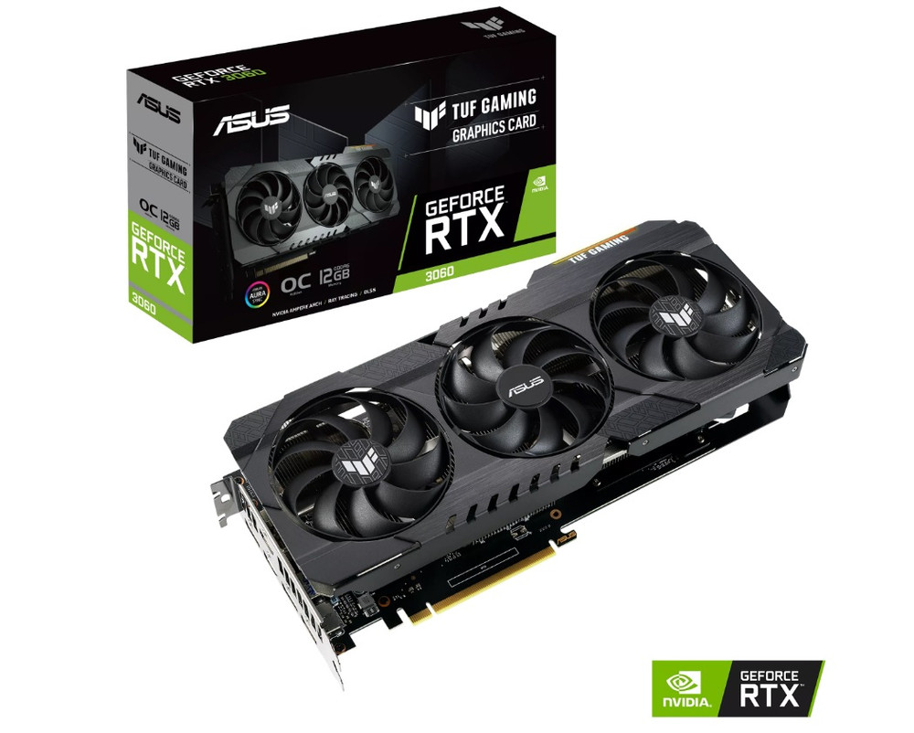 ASUS Asus Graphics Card TUF Gaming GeForce RTX 3060 V2 OC Edition | 90YV0GC0-MVAA10 - Computers & Tech - Lebanon