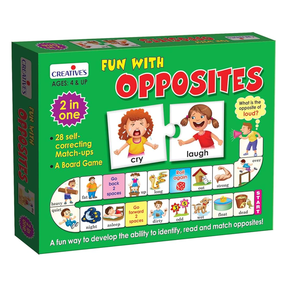 Creatives Creative Fun with Opposites 24 Pieces | 0274 - Toys & Games - Lebanon