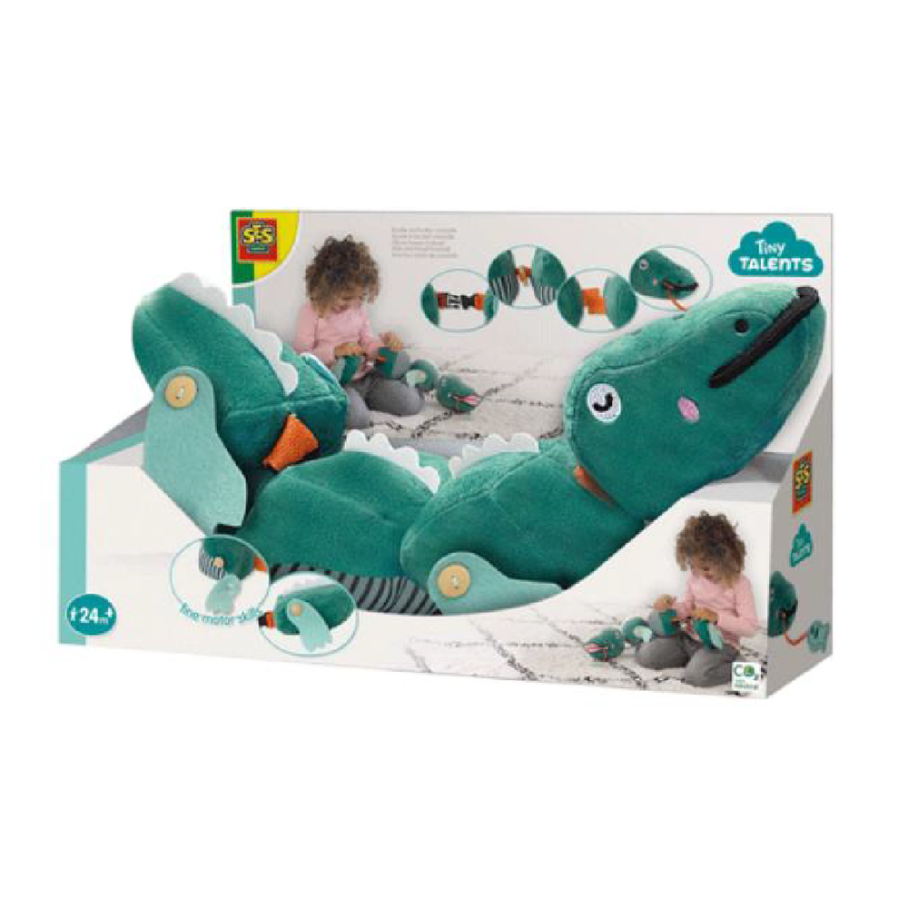 SES SES Creative Tiny Talents Buckle and Button Crocodile | 13106 - Toys & Games - Lebanon