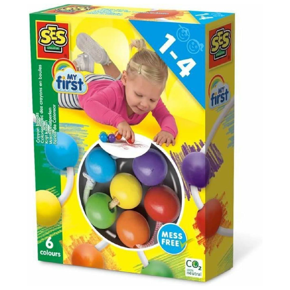 SES SES Creative My First Crayon Beads Activity Toy | 00244 - Toys & Games - Lebanon