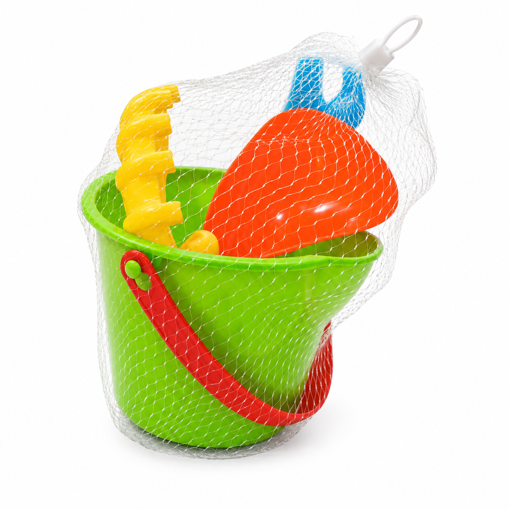 Pilsan Beach Bucket, Shovel, Fan & Sand Molds Green | 623/1 GREEN - Sports & Outdoors - Lebanon