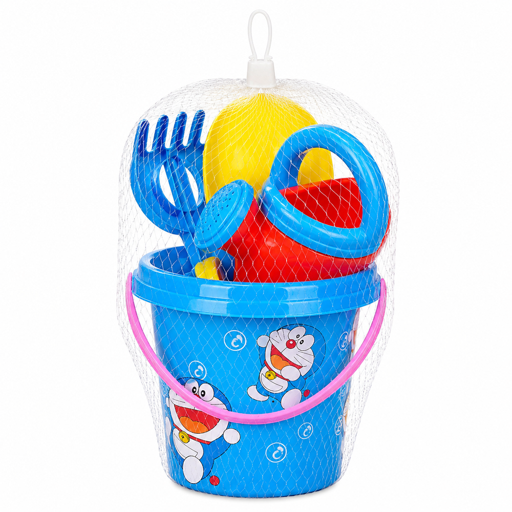 Beach Bucket with Water Can, Shovel & Molds Blue | 694/695 BLUE - Sports & Outdoors - Lebanon