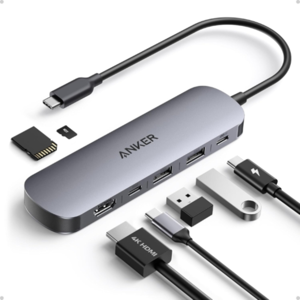 Anker Anker USB-C Hub 7-in-1 Multi-Port USB Adapter For Laptops | A83D2HA1 - Computers & Tech - Lebanon