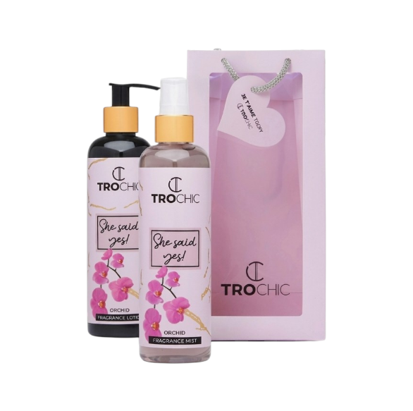 Trochic TROCHIC She Said Yes Orchid Body Mist & Body Lotion Set - Beauty & Personal Care - Lebanon