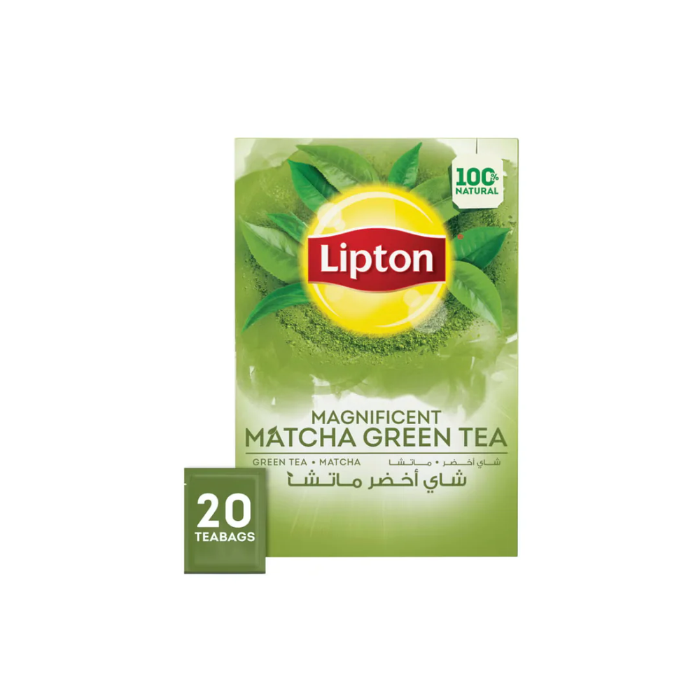 Lipton Lipton Magnificent Matcha Green Tea 20 Tea Bags | 298149 - Home & Kitchen - Lebanon
