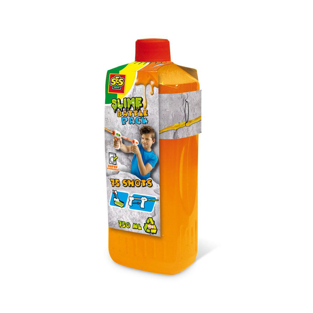 SES SES Creative Slime Battle Refill Neon Orange | 02274 - Toys & Games - Lebanon
