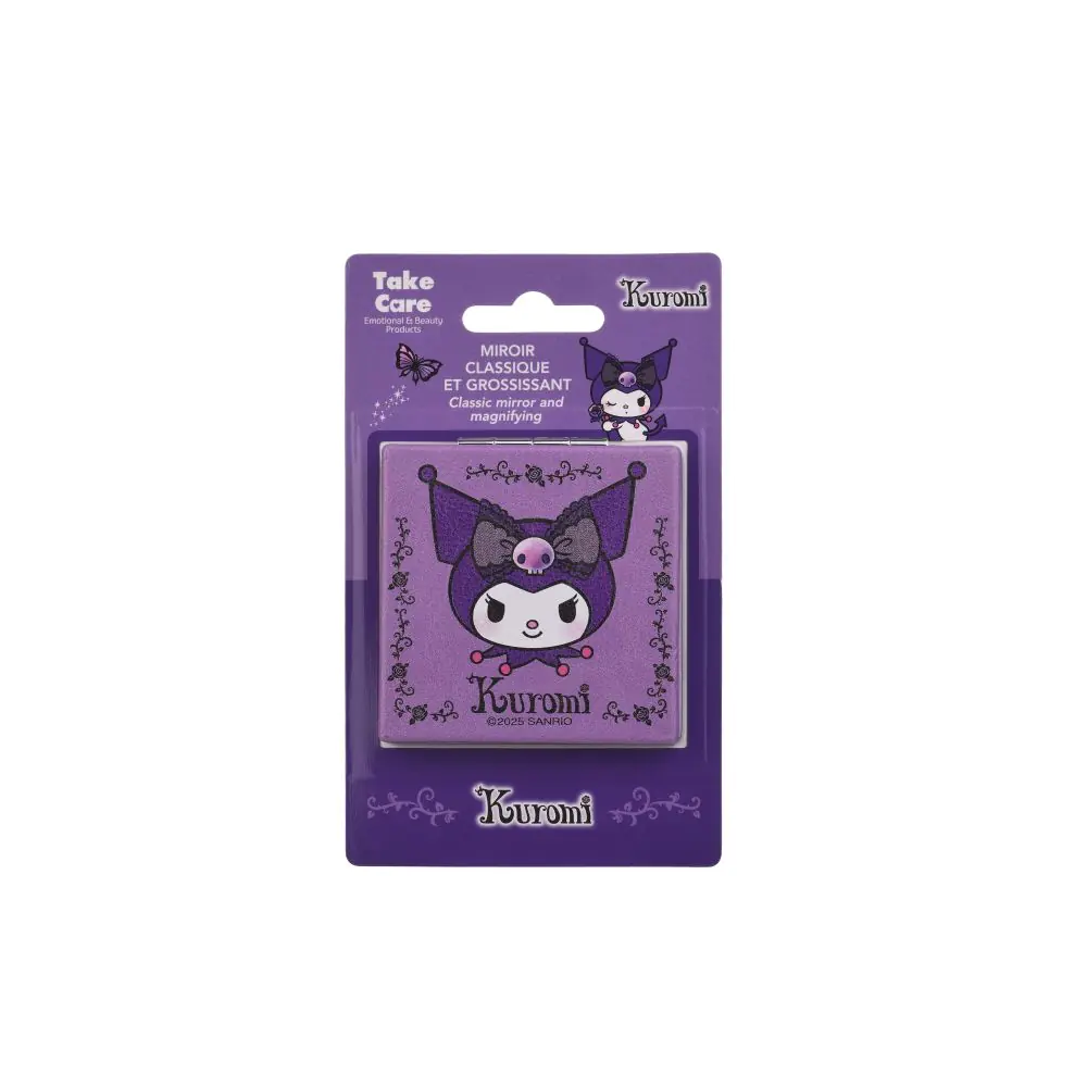 Take Care HK Kuromi Double-Sided Pocket Mirror | ASS24 - Beauty & Personal Care - Lebanon