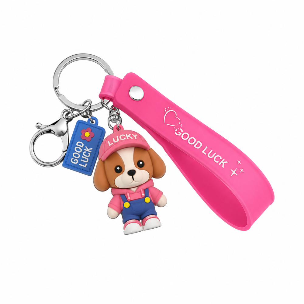 Take Care Paw Patrol Pink Silicone Keychain | ASS-24 - Toys & Games - Lebanon