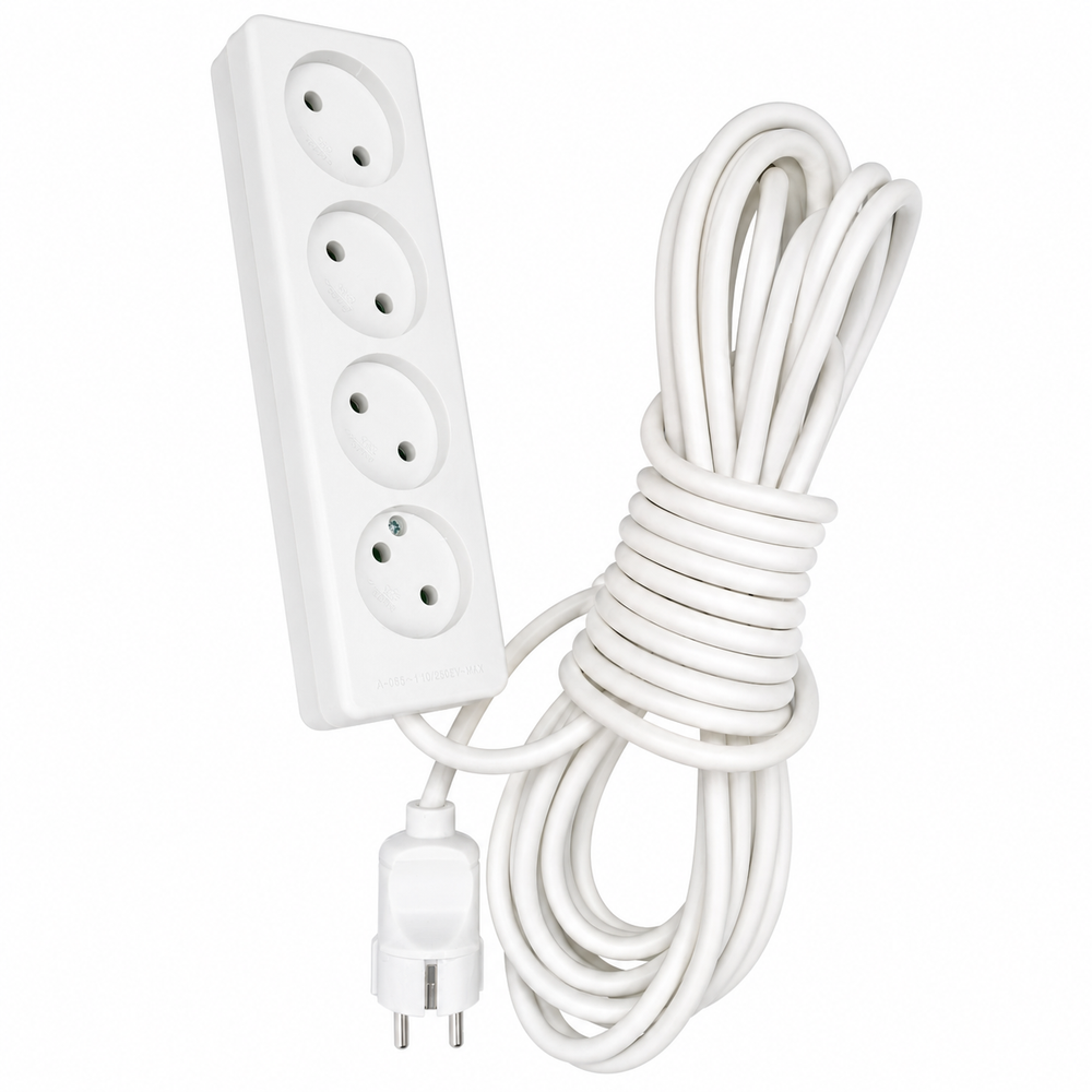 Craunot 4-Socket Power Strip 10m Cable | CRAUNOT - Computers & Tech - Lebanon