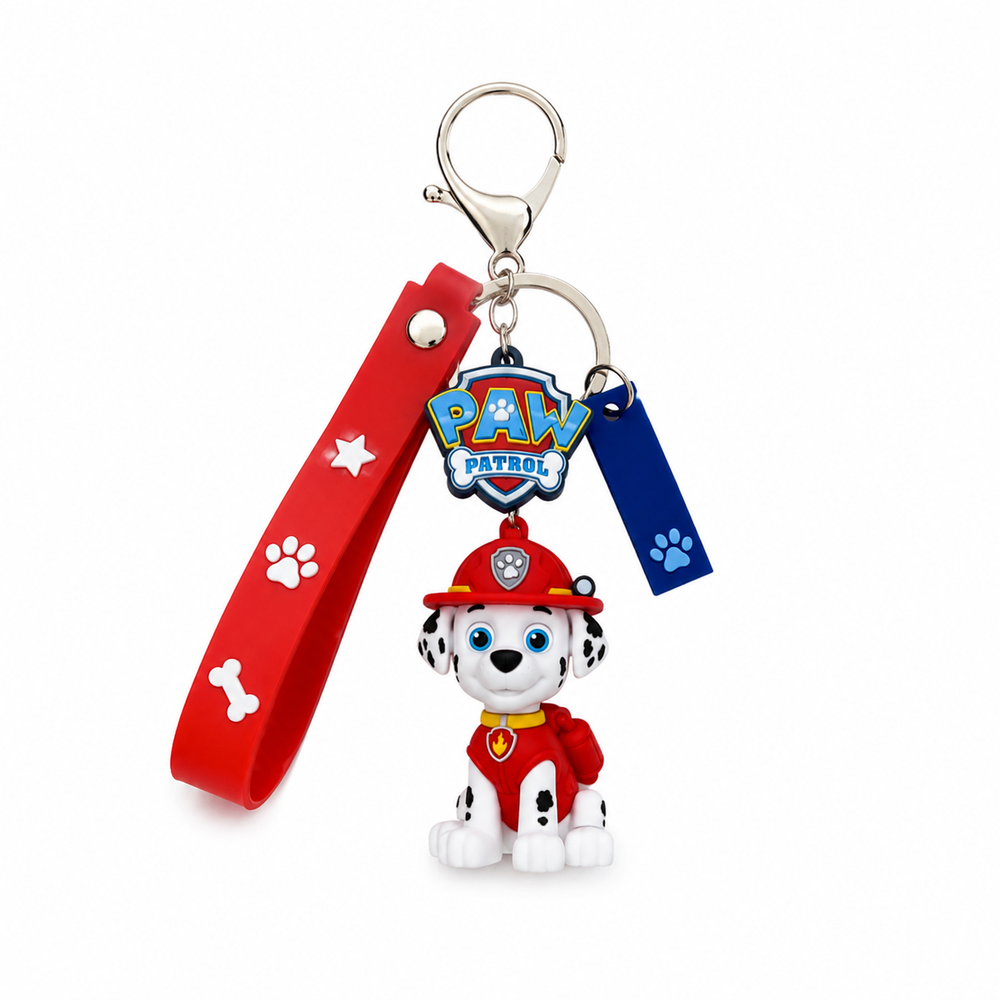 Take Care Paw Patrol Silicone Keychain - Red | ASS-24 - Toys & Games - Lebanon