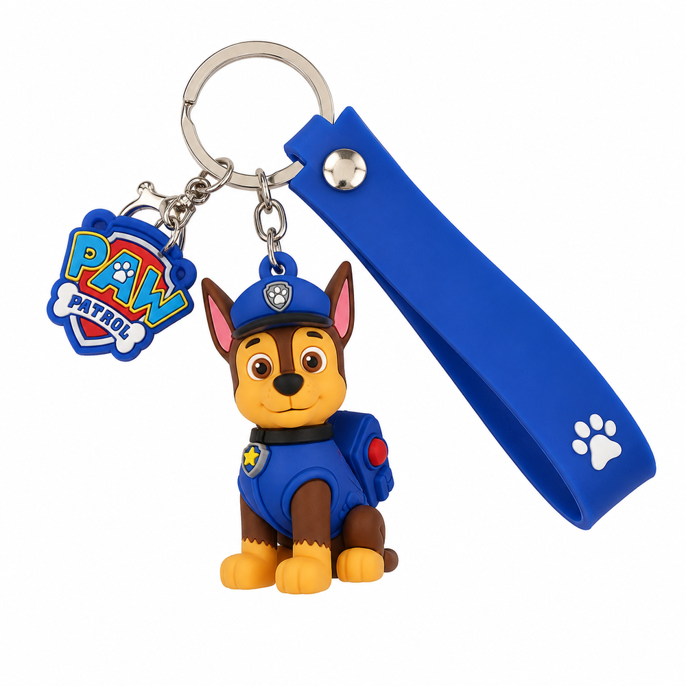 Take Care Paw Patrol Blue Silicone Keychain | ASS-24 - Toys & Games - Lebanon