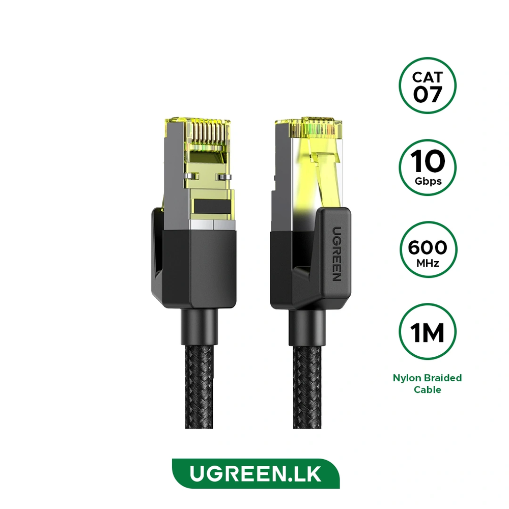 UGREEN UGREEN Cat 7 Round Braided Ethernet Cable 1m | 80421 - Networking - Lebanon