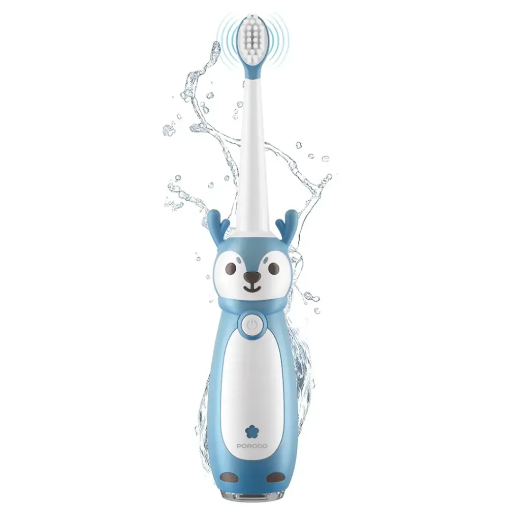 Porodo Porodo Lifestyle Kids Electric Toothbrush - Blue | PDLFSTK12BL - Beauty & Personal Care - Lebanon