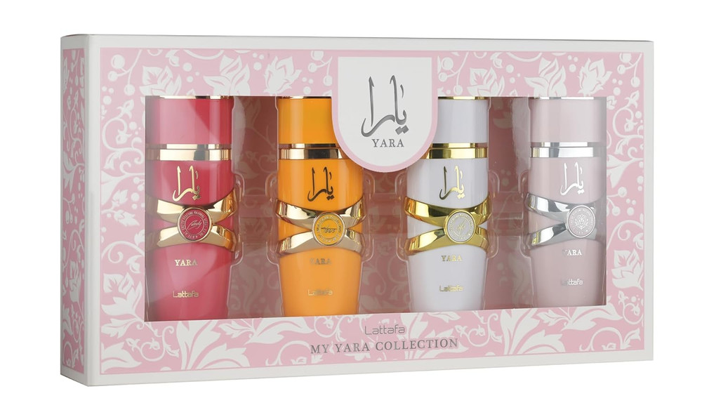 Lattafa Lattafa My Yara Collection Eau de Parfum Gift Set for Women 4 x 25ml | LTF-YARA-4-25ML - Beauty & Personal Care - Lebanon