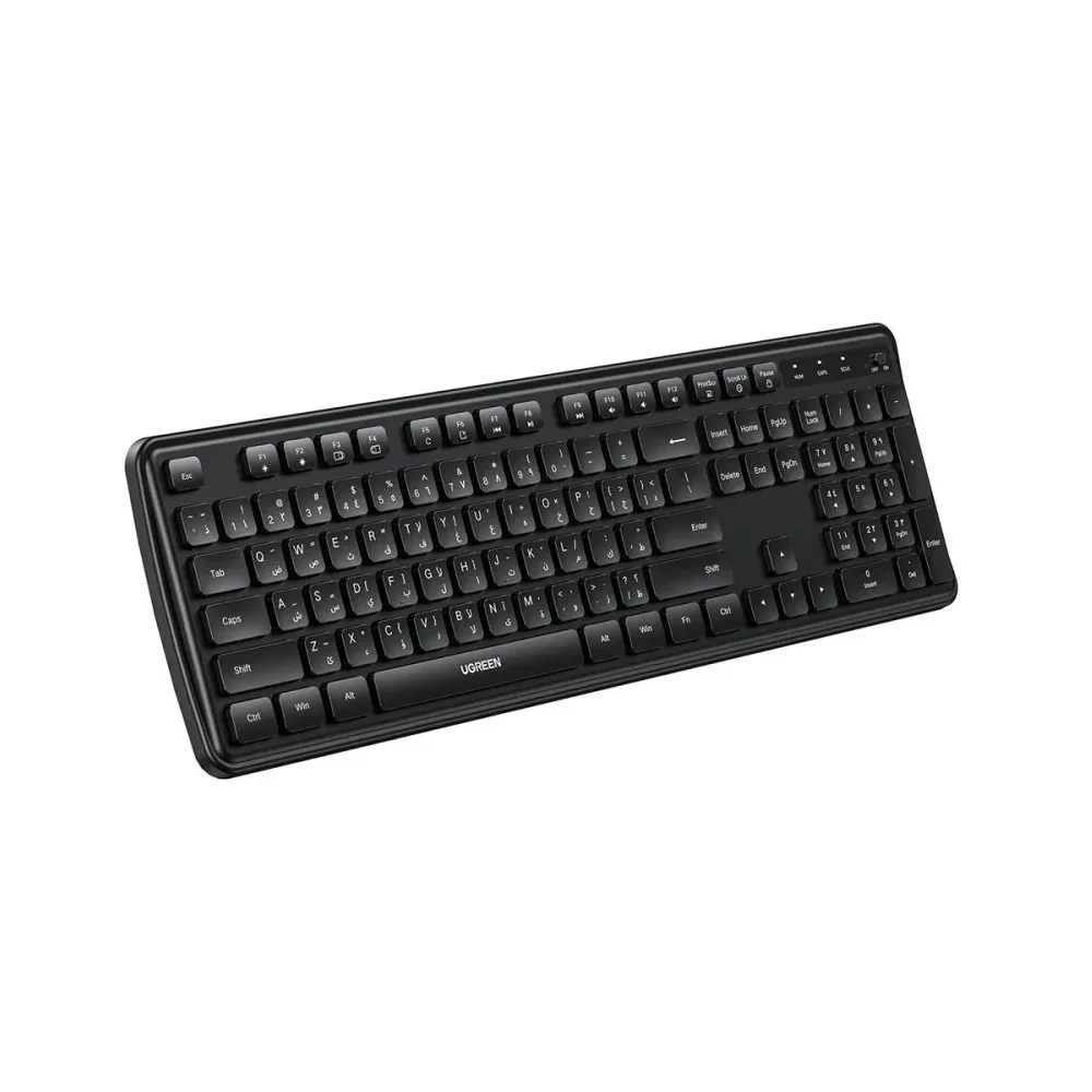 UGREEN UGREEN K331 Wireless English/Arabic Keyboard Ultra-Quiet Spill-Resistant | 65734 - Computers & Tech - Lebanon
