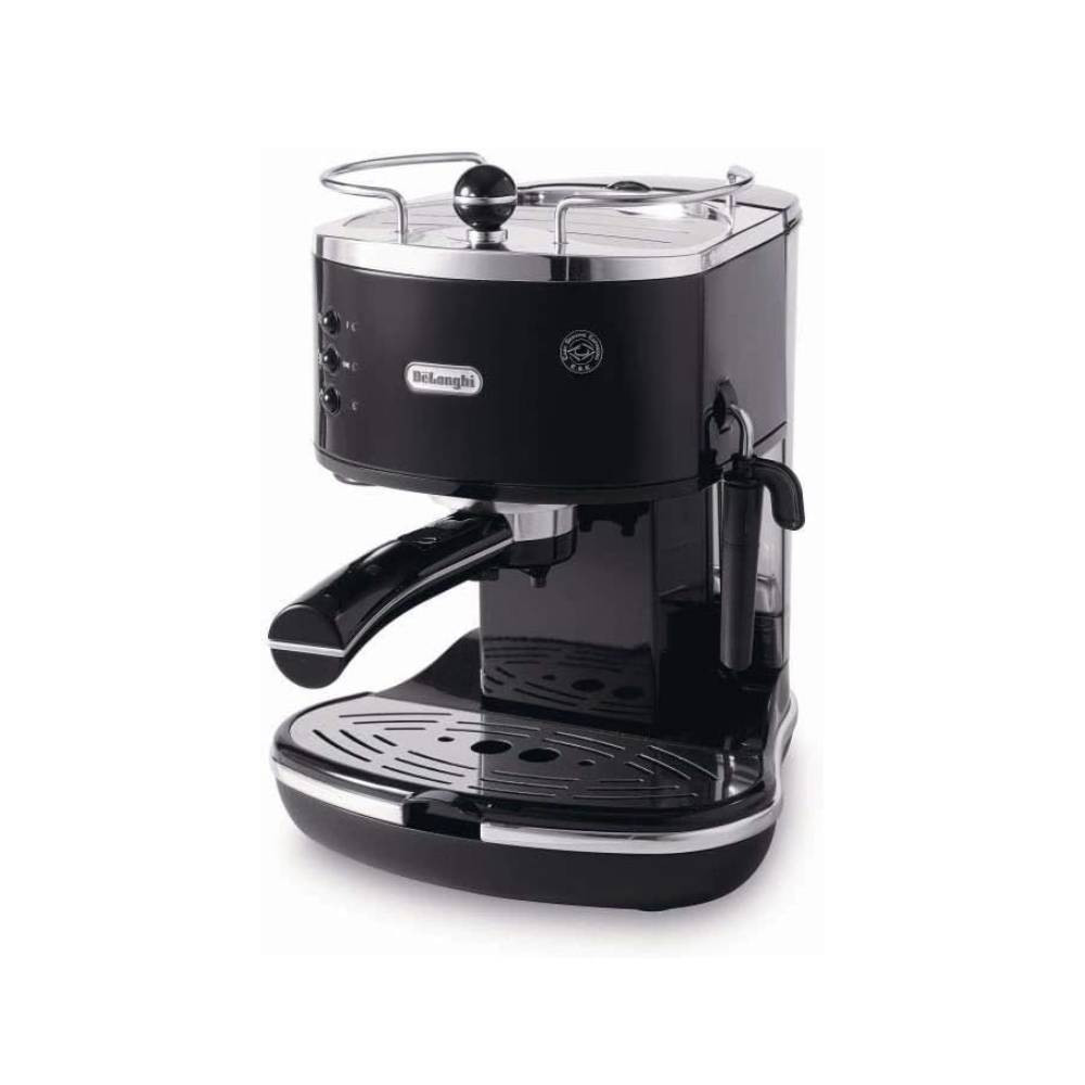 Delonghi DeLonghi Icona Vintage Pump Espresso Coffee Machine Black | ECOV311BK - Home & Kitchen - Lebanon