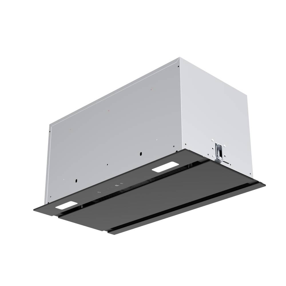 Queen Chef Queen Chef 75cm Built-In Hood 205W - Black Glass | QCHBDC-75GB - Home & Kitchen - Lebanon