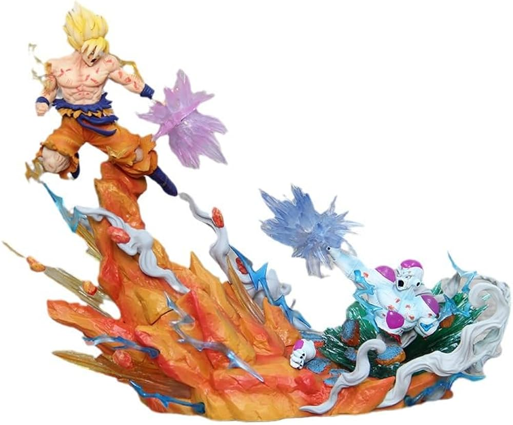 DragonBall Dragon Ball Z Clash of Titans Goku vs Frieza 20cm Anime PVC Figure No Box - Toys & Games - Lebanon