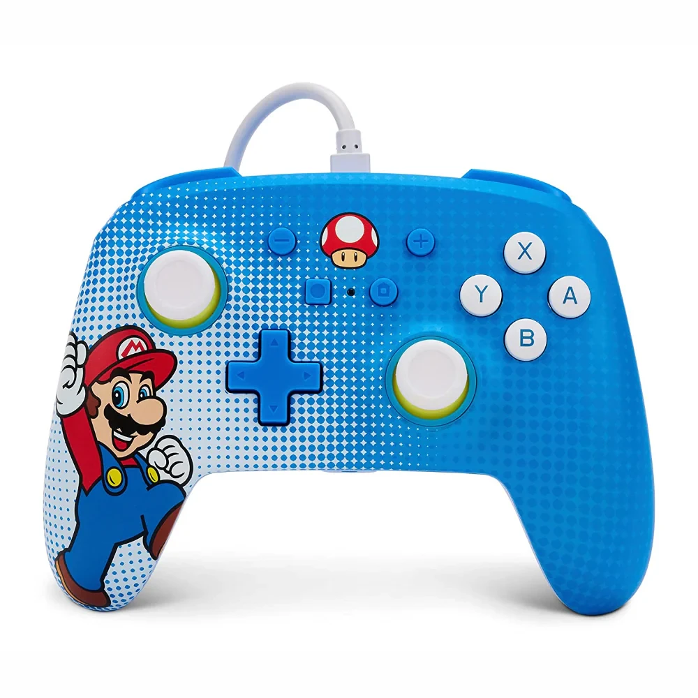 PowerA Enhanced Wired Controller for Nintendo Switch - Mario Pop Art - Gaming - Lebanon