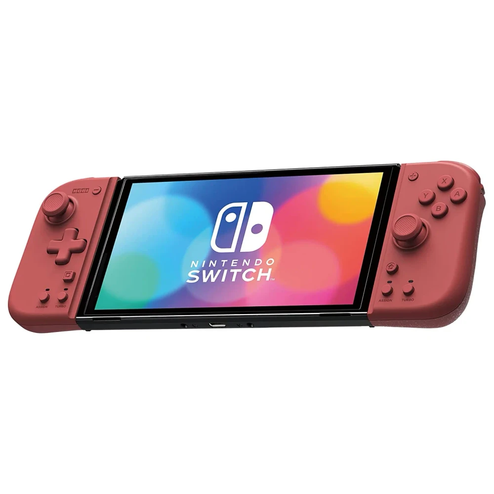 Hori Hori Nintendo Switch Split Pad Compact - Apricot Red - Gaming - Lebanon