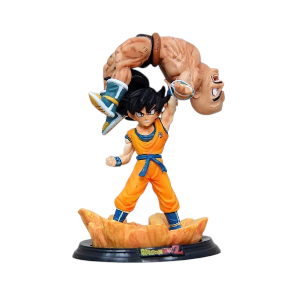 DragonBall Dragon Ball Z Goku Effortlessly Defeats Nappa 12CM Anime PVC Figure - Toys & Games - Lebanon