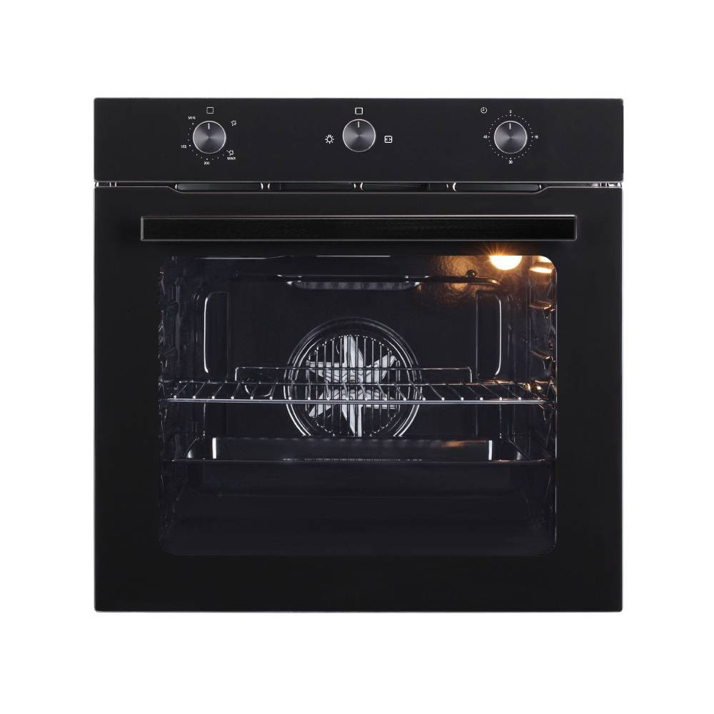 Queen Chef Queen Chef 60cm Built-In Gas Oven with Gas Grill 75L - Black | QCGO60-75LCB - Home & Kitchen - Lebanon