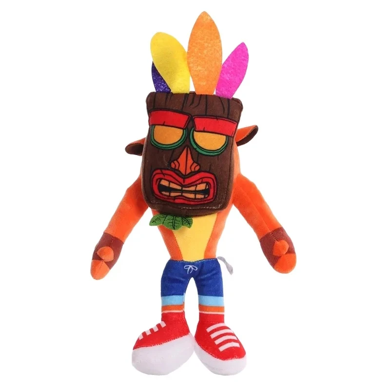 Crash Bandicoot Crash Bandicoot Crazy Trilogy Series Soft Plush Aku Aku Variant - Toys & Games - Lebanon