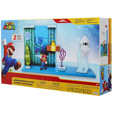 Super Mario Underwater Playset with 2.5 Inch Mario & Blooper Figures - Toys & Games - Lebanon