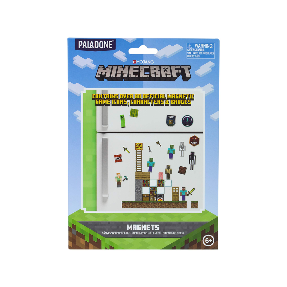 Minecraft Paladone Minecraft Magnets - 80 Build a Level Fridge Magnets - Home & Kitchen - Lebanon