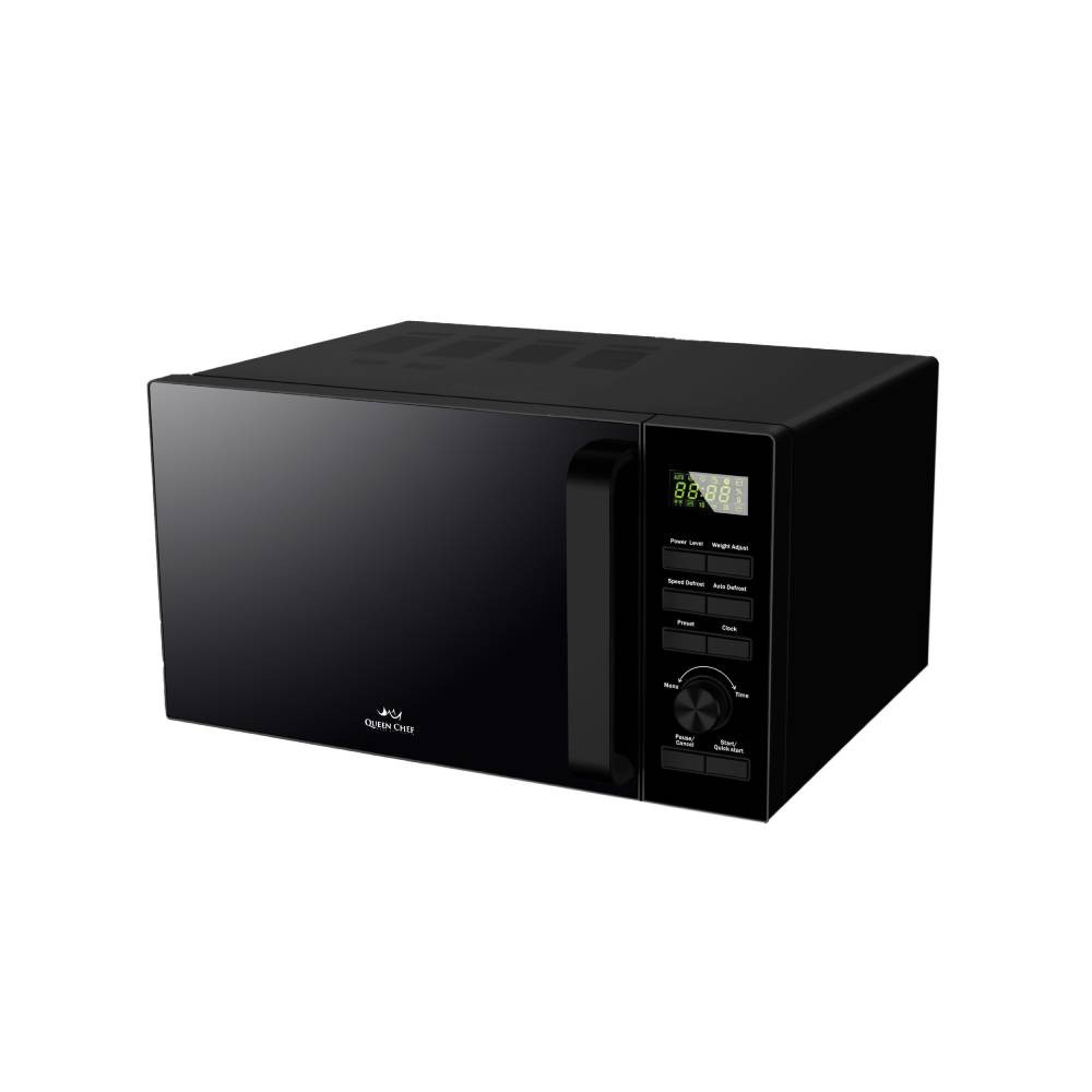 Queen Chef Queen Chef Large 28L Digital Microwave 900W - Black | QCMD-28/B - Home & Kitchen - Lebanon